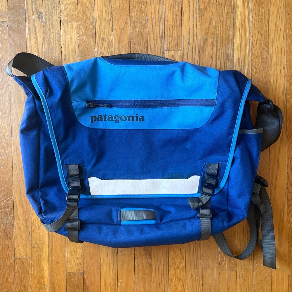 Patagonia Two-Tone Blue Messenger Bag
